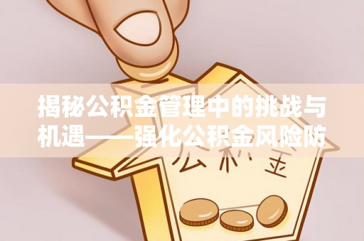 青县揭秘公积金管理中的挑战与机遇——强化公积金风险防控的多维策略