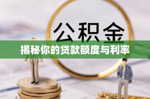 青县揭秘你的贷款额度与利率