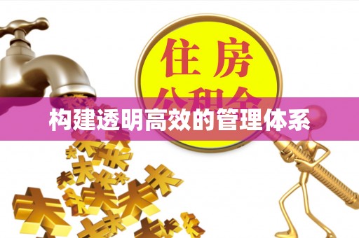 青县构建透明高效的管理体系