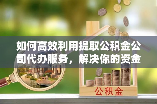 青县如何高效利用提取公积金公司代办服务，解决你的资金难题
