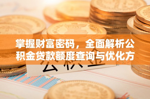 青县掌握财富密码，全面解析公积金贷款额度查询与优化方案
