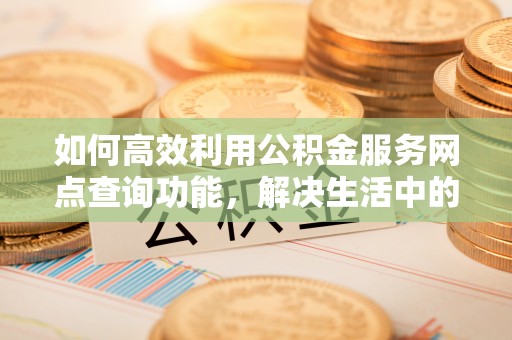 青县如何高效利用公积金服务网点查询功能，解决生活中的资金难题