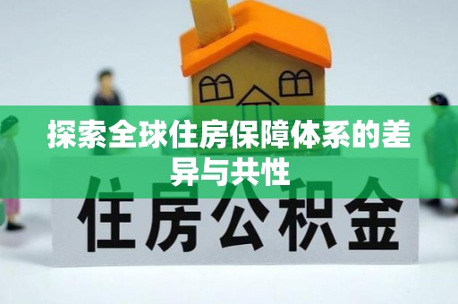 青县探索全球住房保障体系的差异与共性