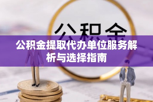 青县公积金提取代办单位服务解析与选择指南